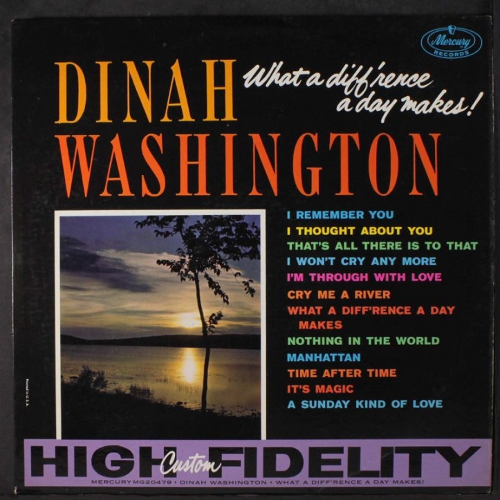 Dinah Washington - What a difference a day makes