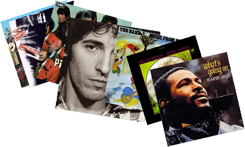 Collage discos siglo XX